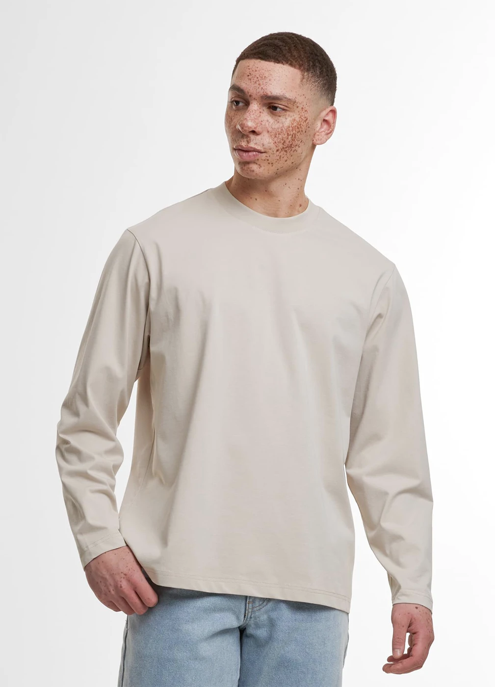 Build Your Brand Sorona Loose Longsleeve