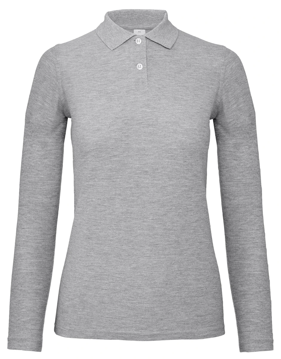 B&C Womens Longsleeve Polo ID.001