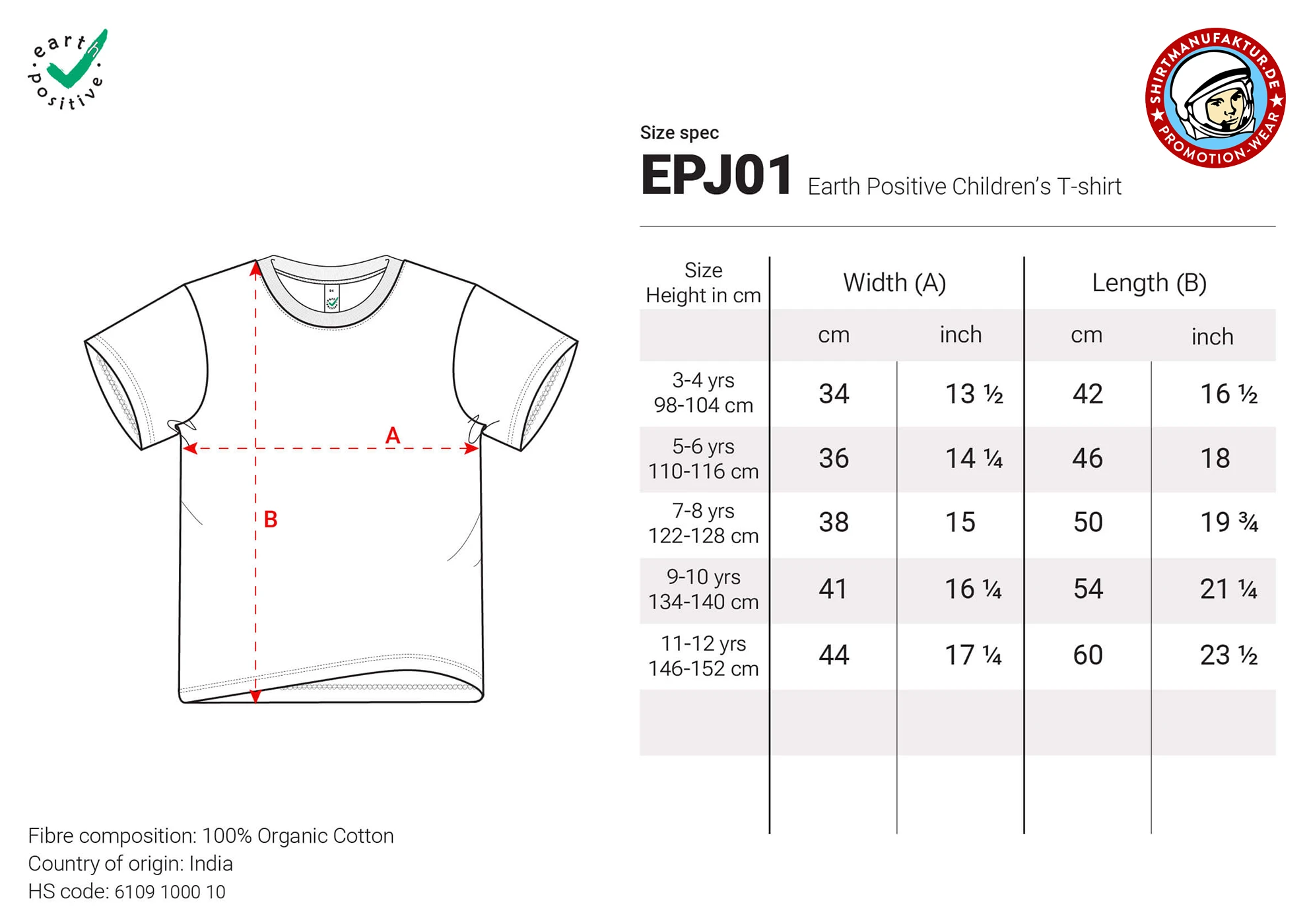 Earth Positive Childrens T-Shirt