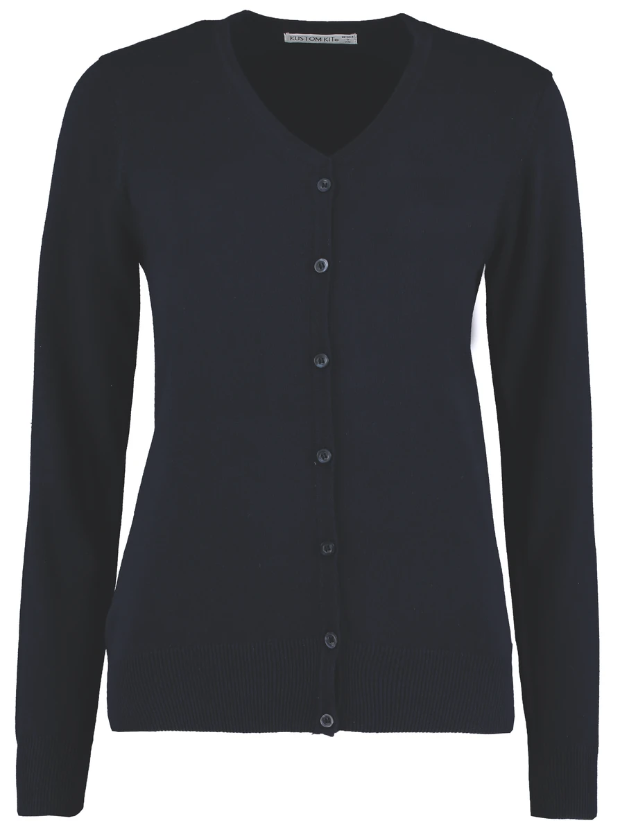 Kustom Kit Womens Arundel V-Neck Cardigan