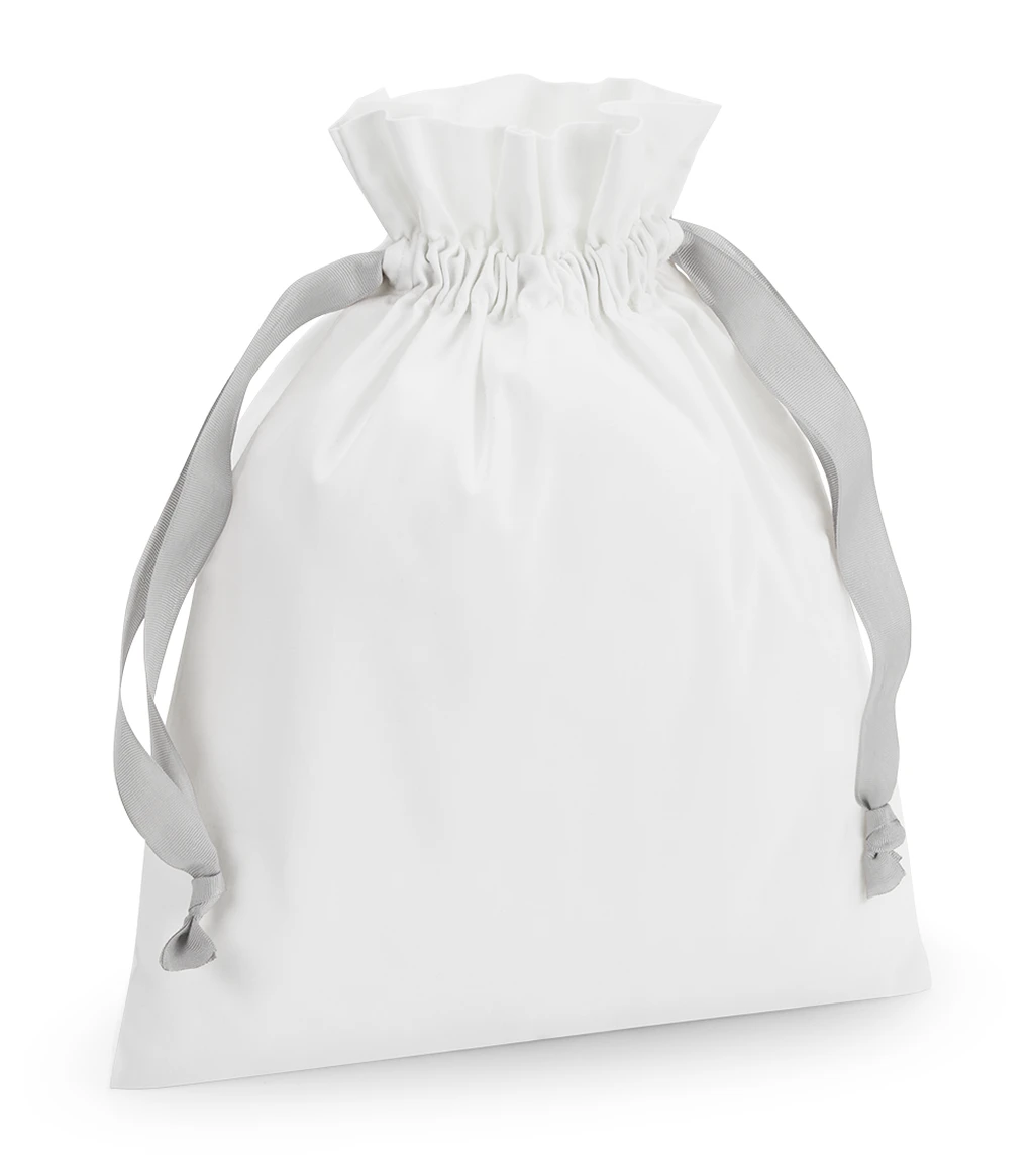 Westford Mill Cotton Gift Bag With Ribbon Drawstring