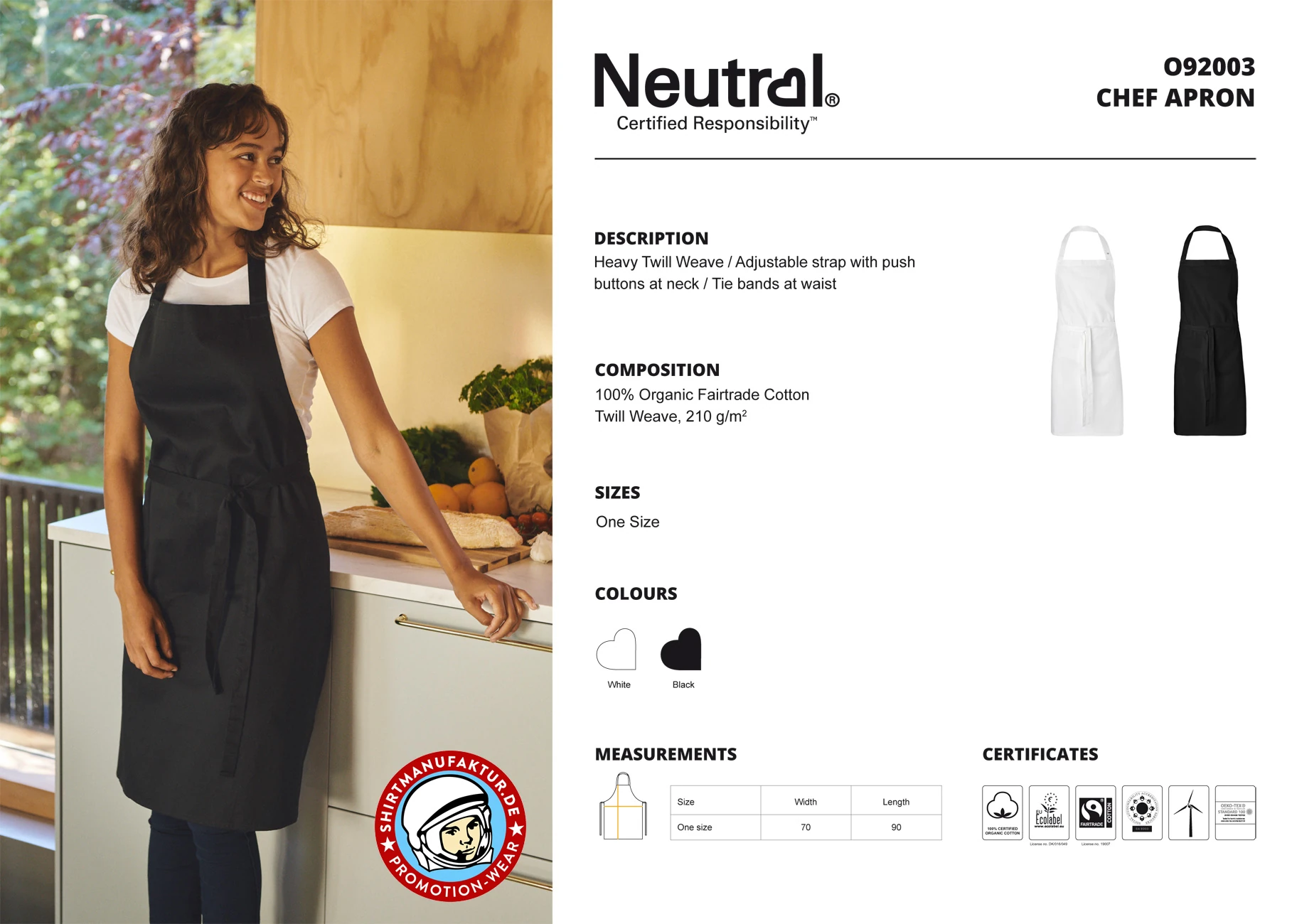 Neutral Chef Apron
