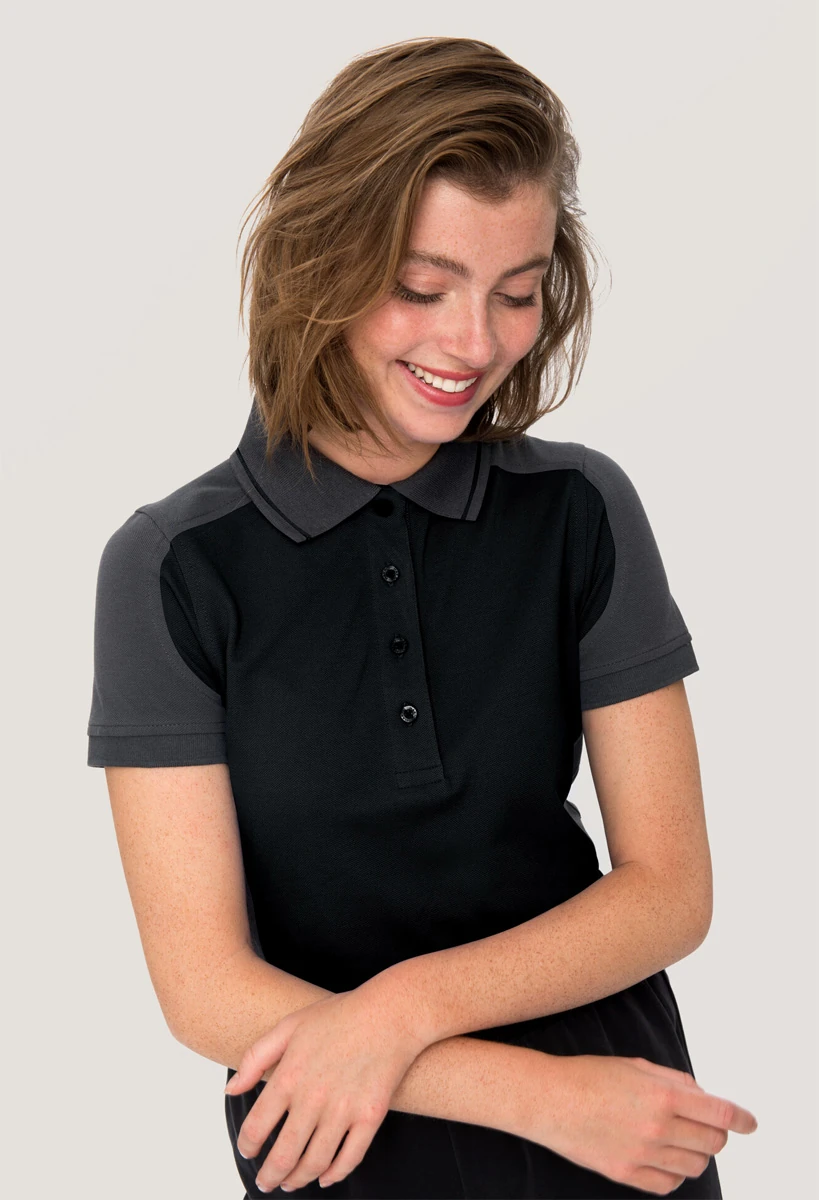 Hakro Ladies Poloshirt Contrast Mikralinar Hakro Ladies Poloshirt Contrast Mikralinar