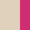 natural / fuchsia