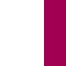 white/hot pink