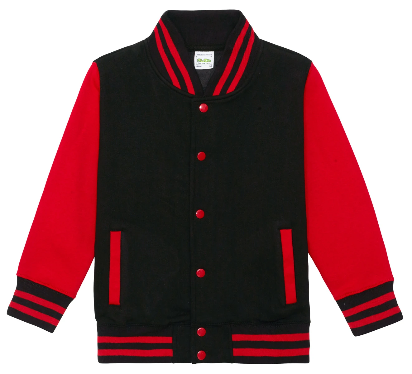 Just Hoods Kids Varsity Jacket