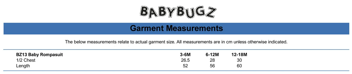 Babybugz Baby Rompasuit