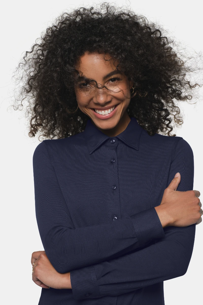 Hakro Ladies Cotton Tec Blouse