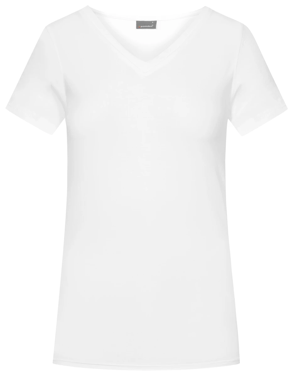 Promodoro Womens Slim Fit V-Neck-T Long