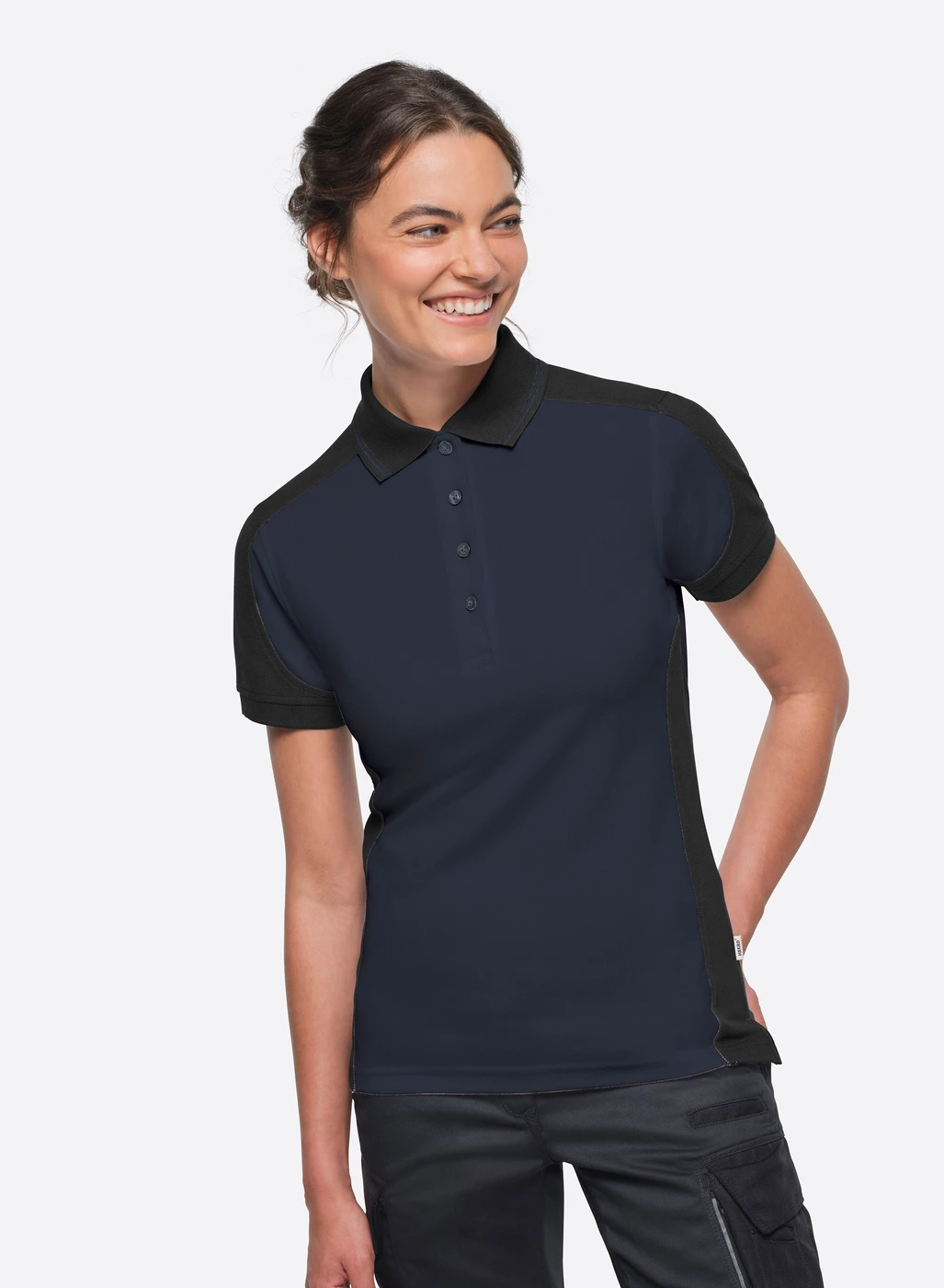 Hakro Ladies Polo Contrast Mikralinar Eco Hakro Ladies Polo Contrast Mikralinar Eco