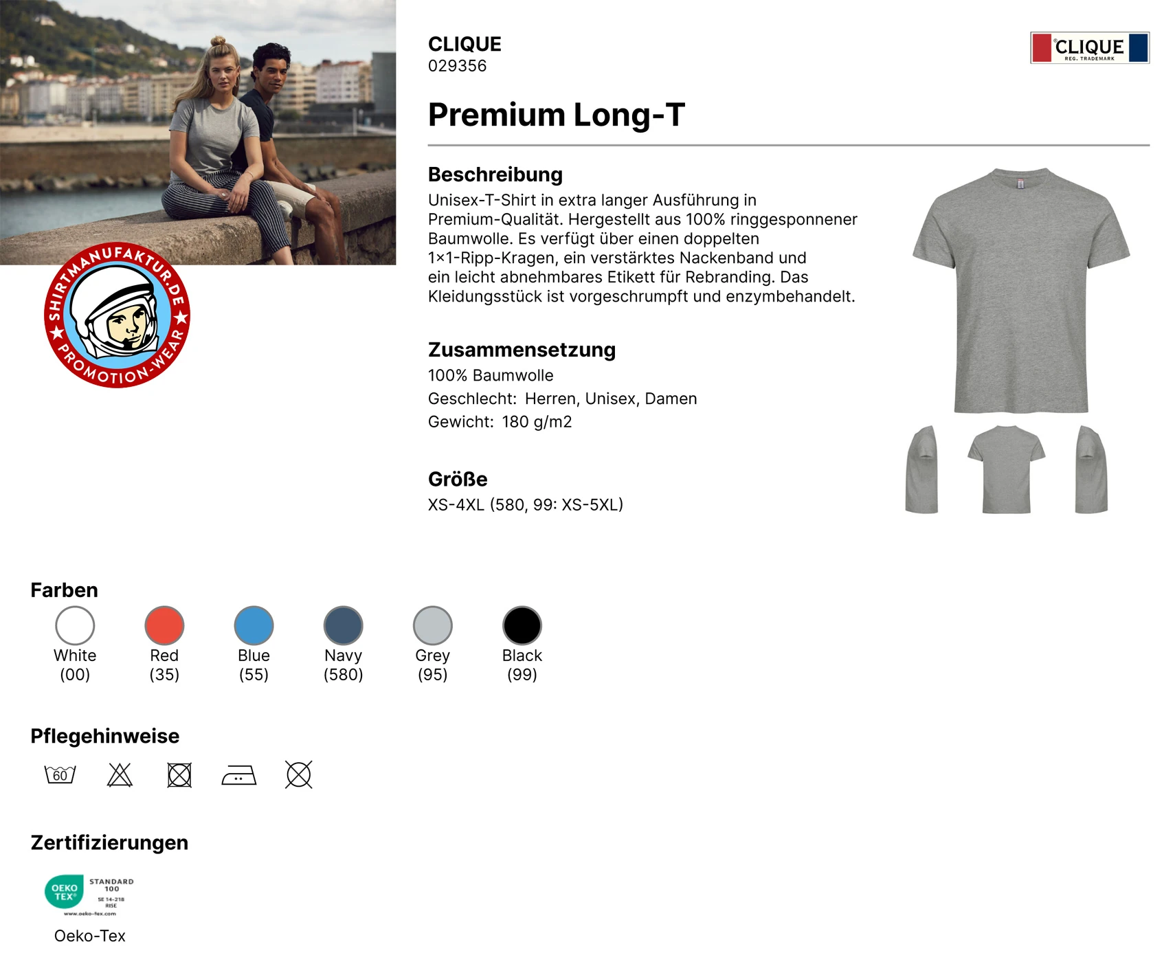 Clique Premium Long-T