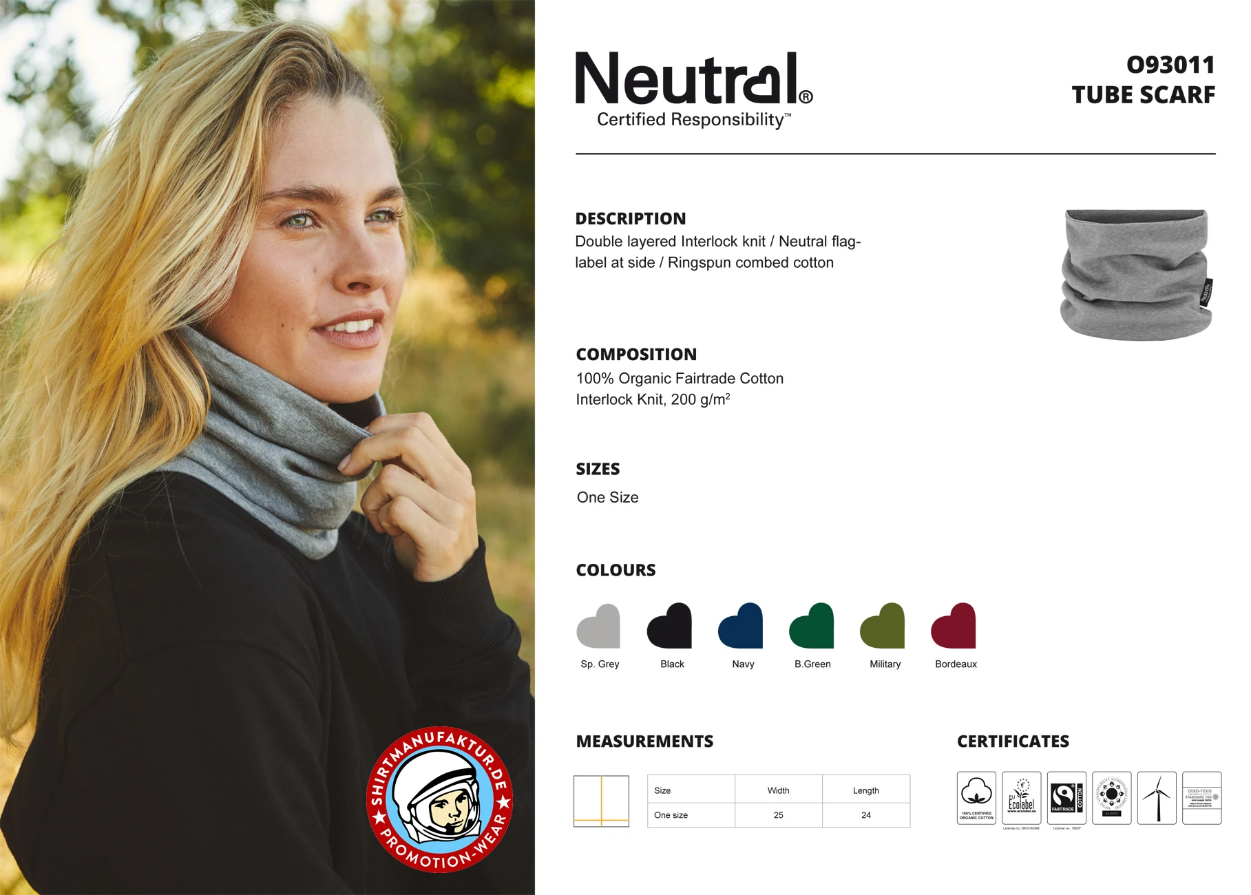 Neutral Tube Scarf