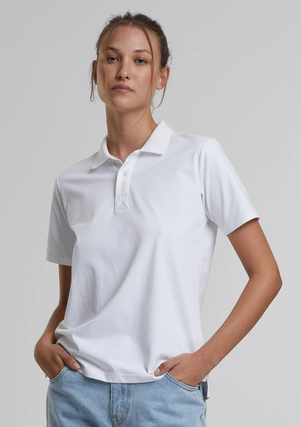 Build Your Brand Sorona Ladies Polo Tee