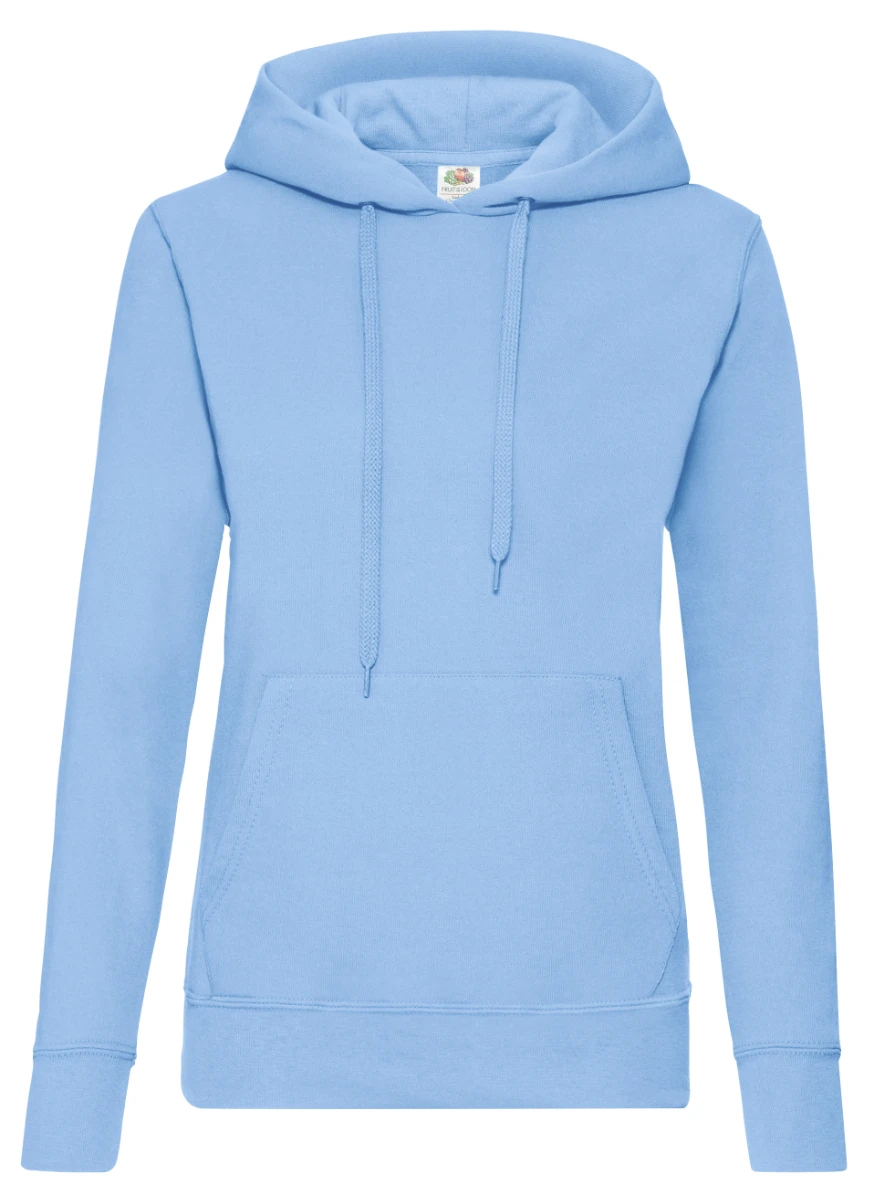 Fruit of the Loom Ladies Classic Hooded Sweat 