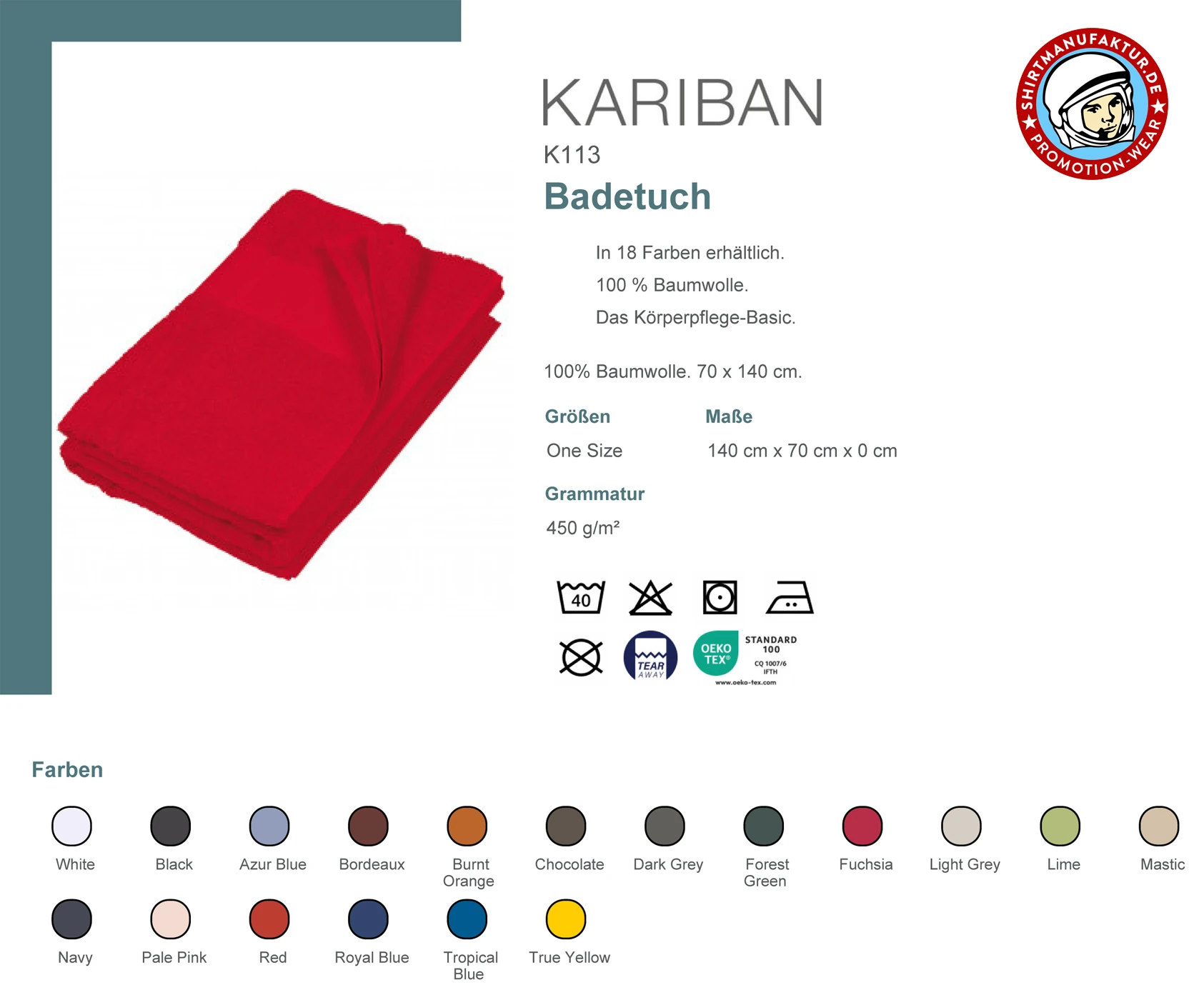 Kariban Badetuch