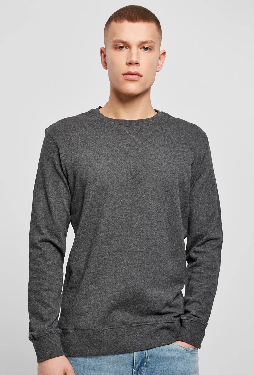 Build Your Brand, Light Sweater BY010, charcoal