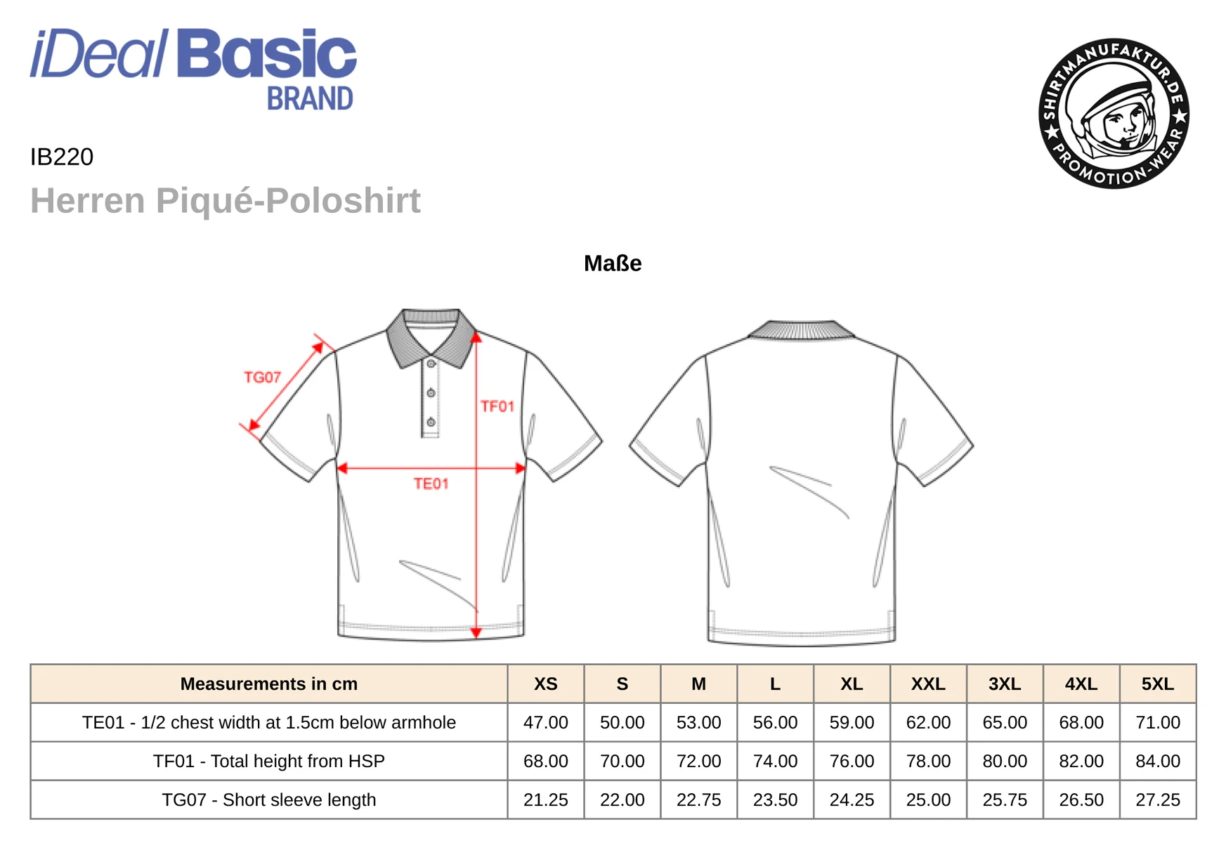 Ideal Basic Mens Piqué 200 Polo