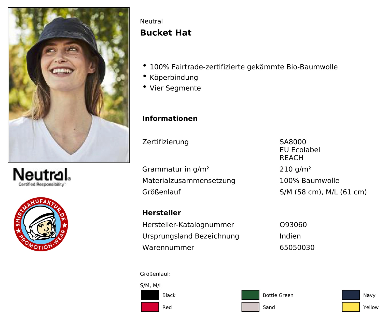 Neutral Bucket Hat