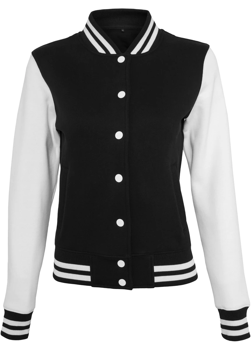Build Your Brand Ladies Sweat College Jacket