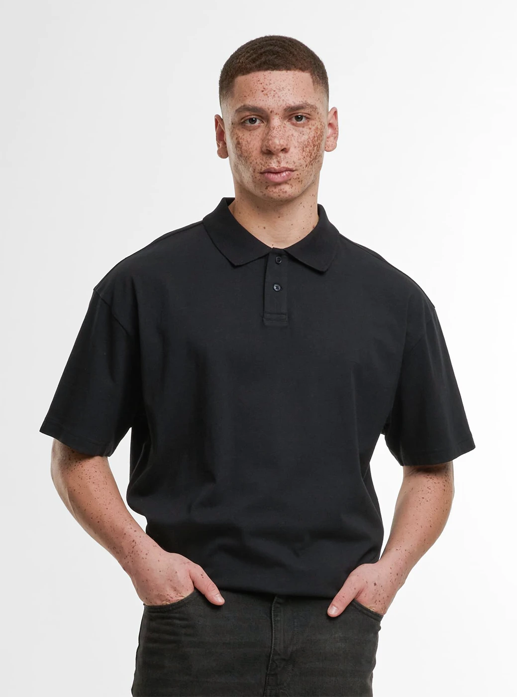 Build Your Brand Oversized Polo Shirt