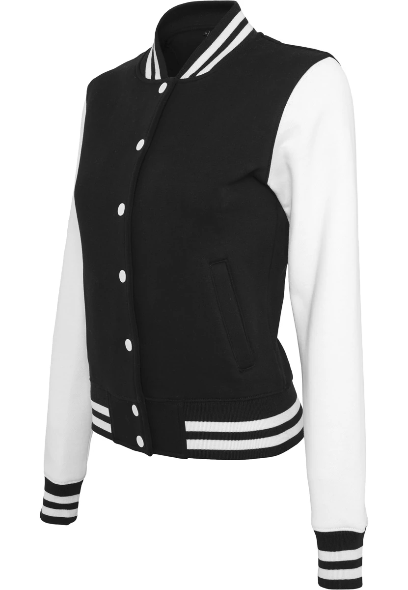 Build Your Brand Ladies Sweat College Jacket