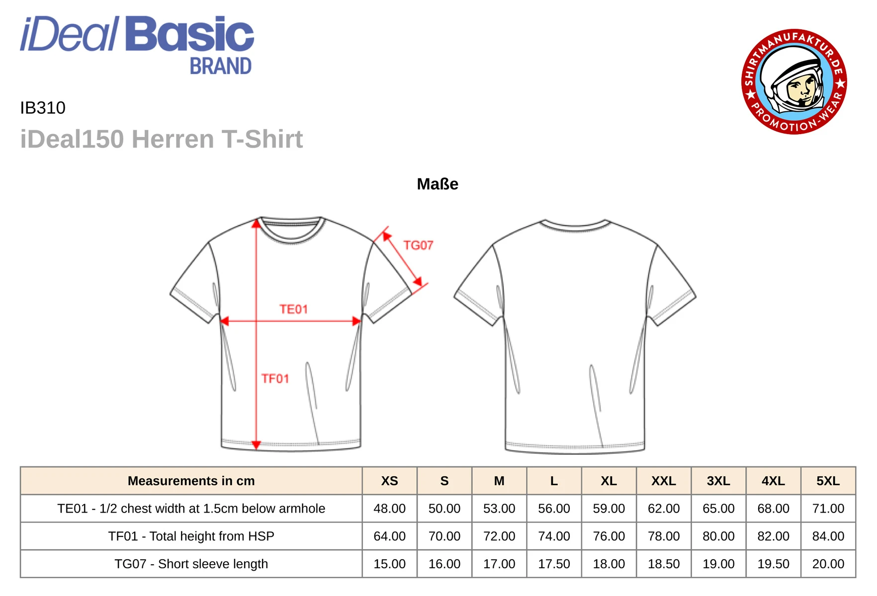 Ideal Basic Mens 150 T-Shirt