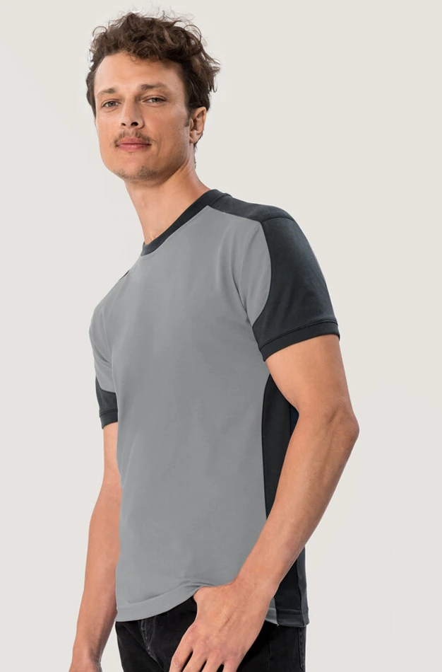 Hakro T-Shirt Contrast Mikralinar