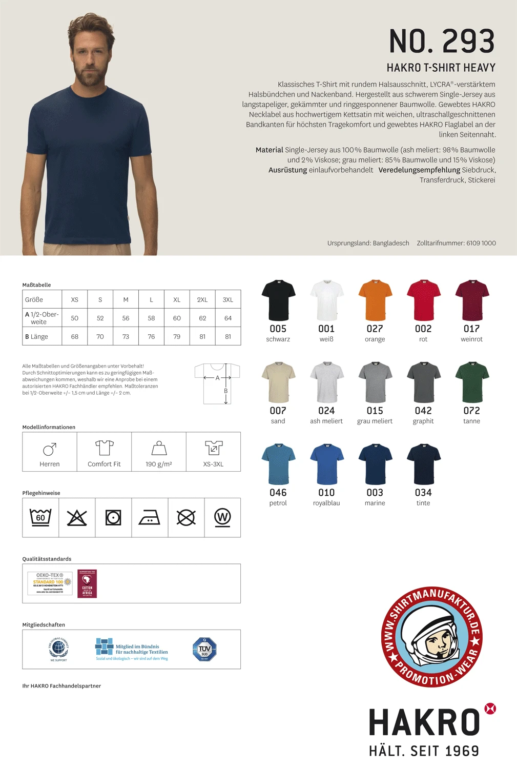 Hakro T-Shirt Heavy