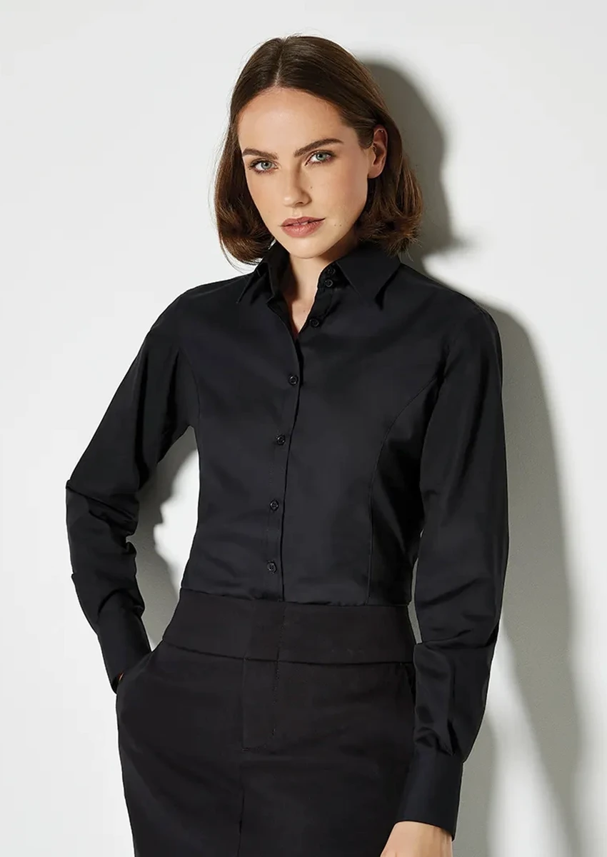 Kustom Kit Womens Business Blouse Longsleeve
