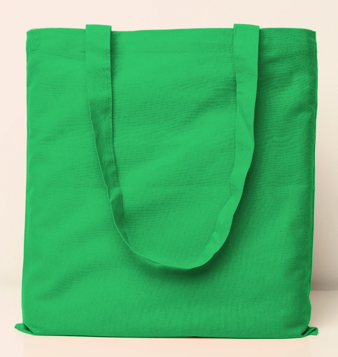 light green cotton bag, printwear XT003