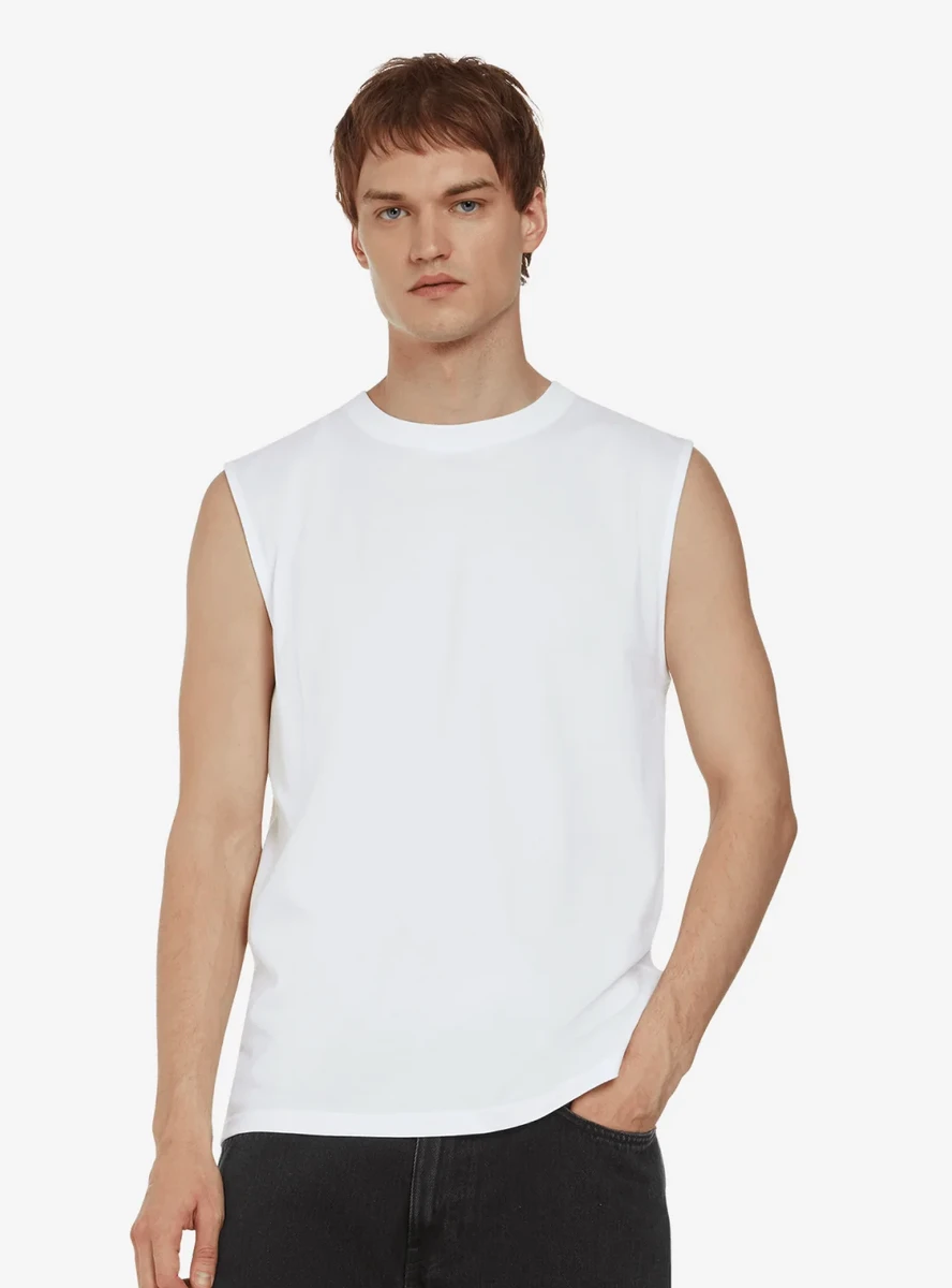 Earth Positive Sleeveless T-Shirt