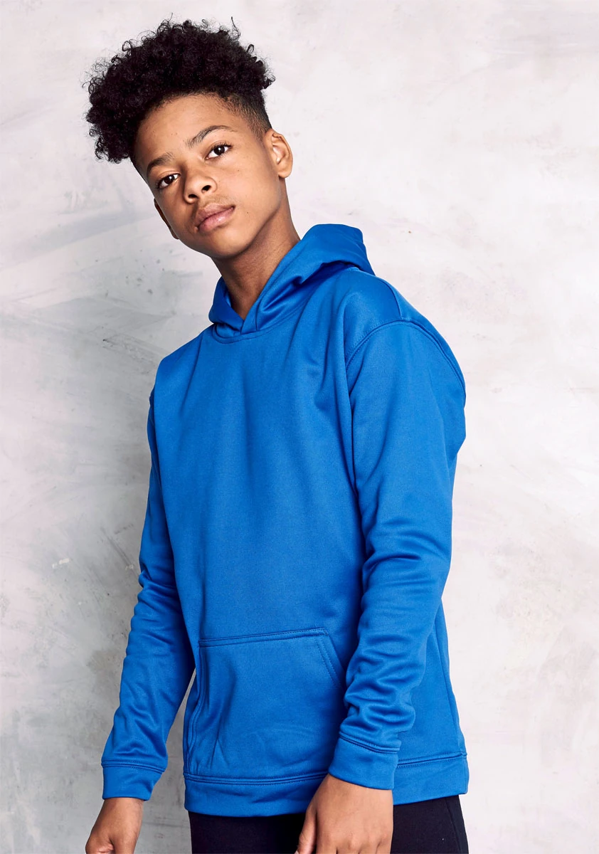 Just Hoods Kids Sports Polyester Hoodie