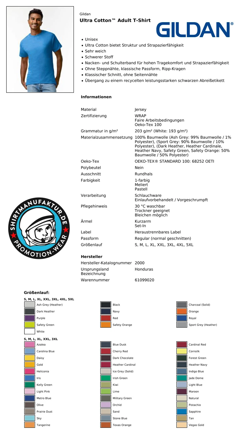 Gildan Ultra Cotton T-Shirt