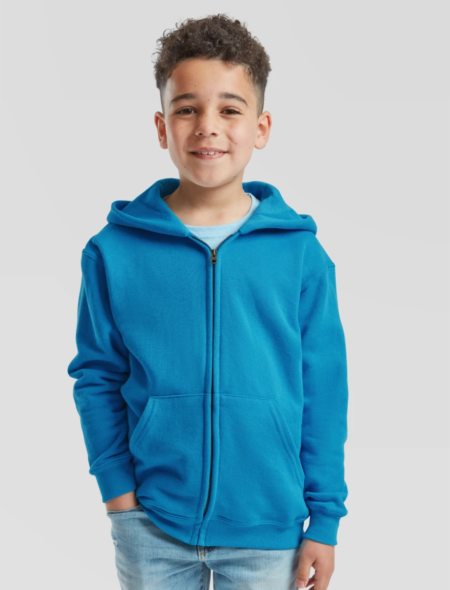 Fruit of the Loom Kids Classic Hooded Sweat Jacket