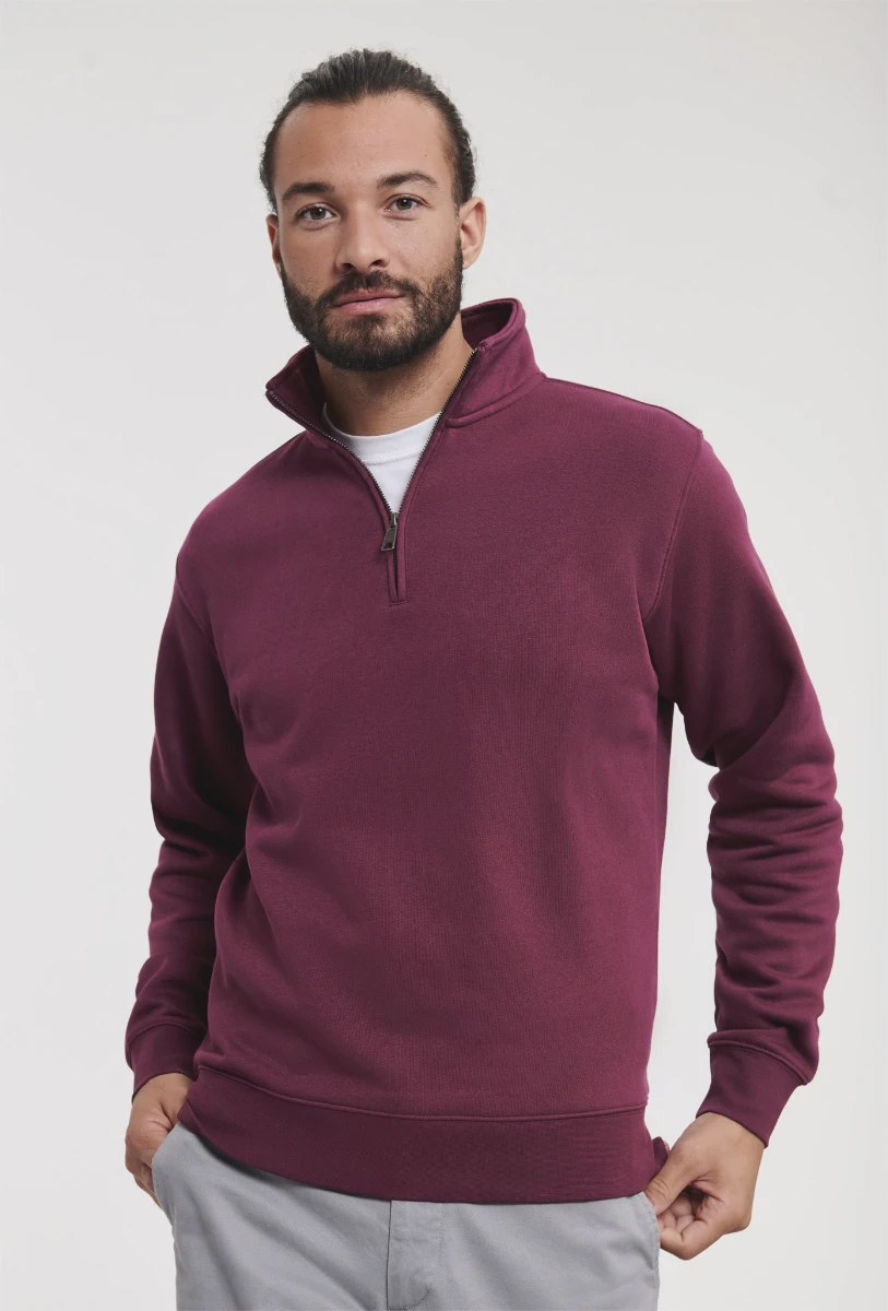 Russell Adults Authentic 1/4 Zip Sweat