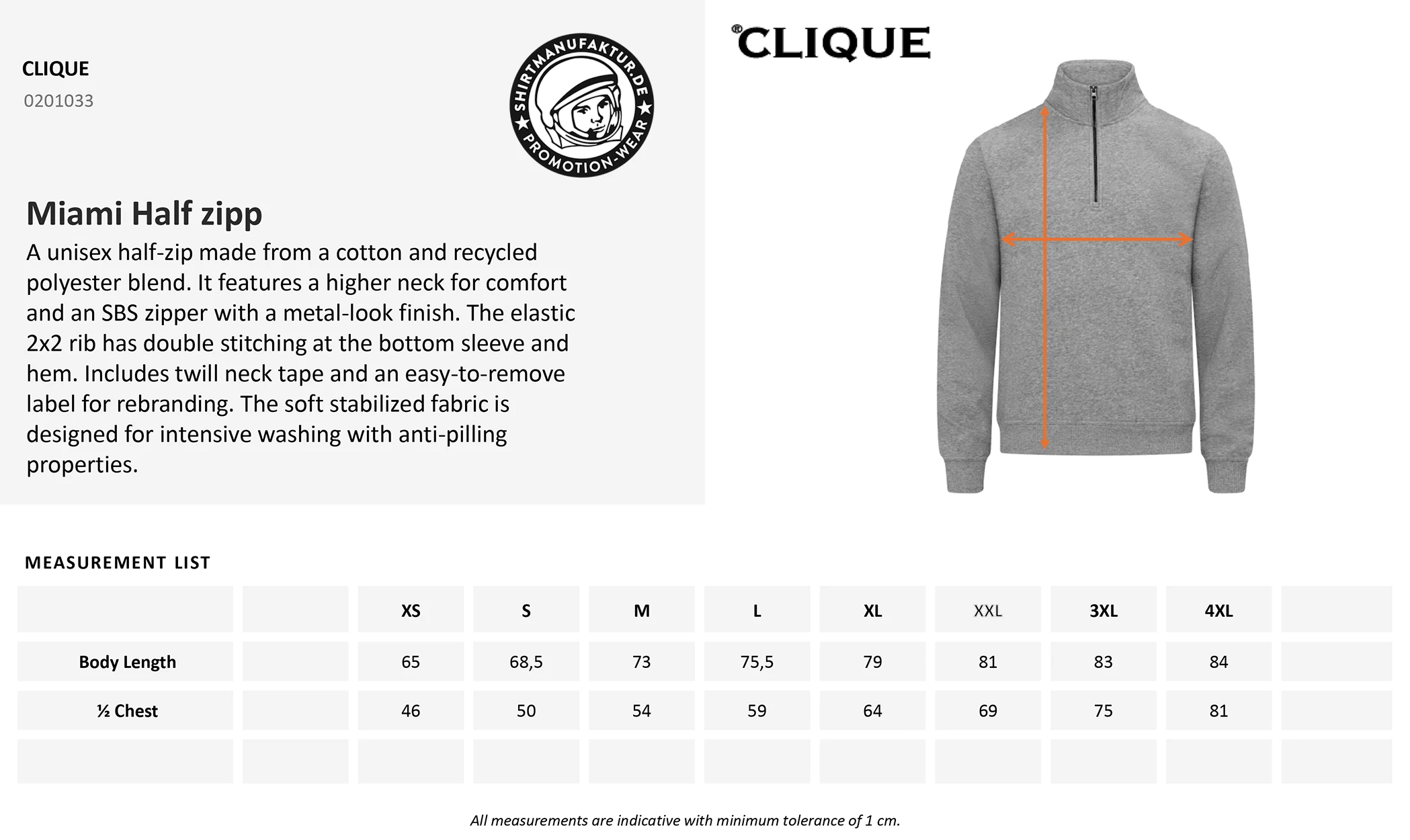 Clique Miami Half Zip