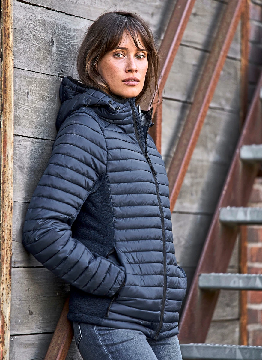 Tee Jays Womens Hooded Outdoor Crossover Jacket