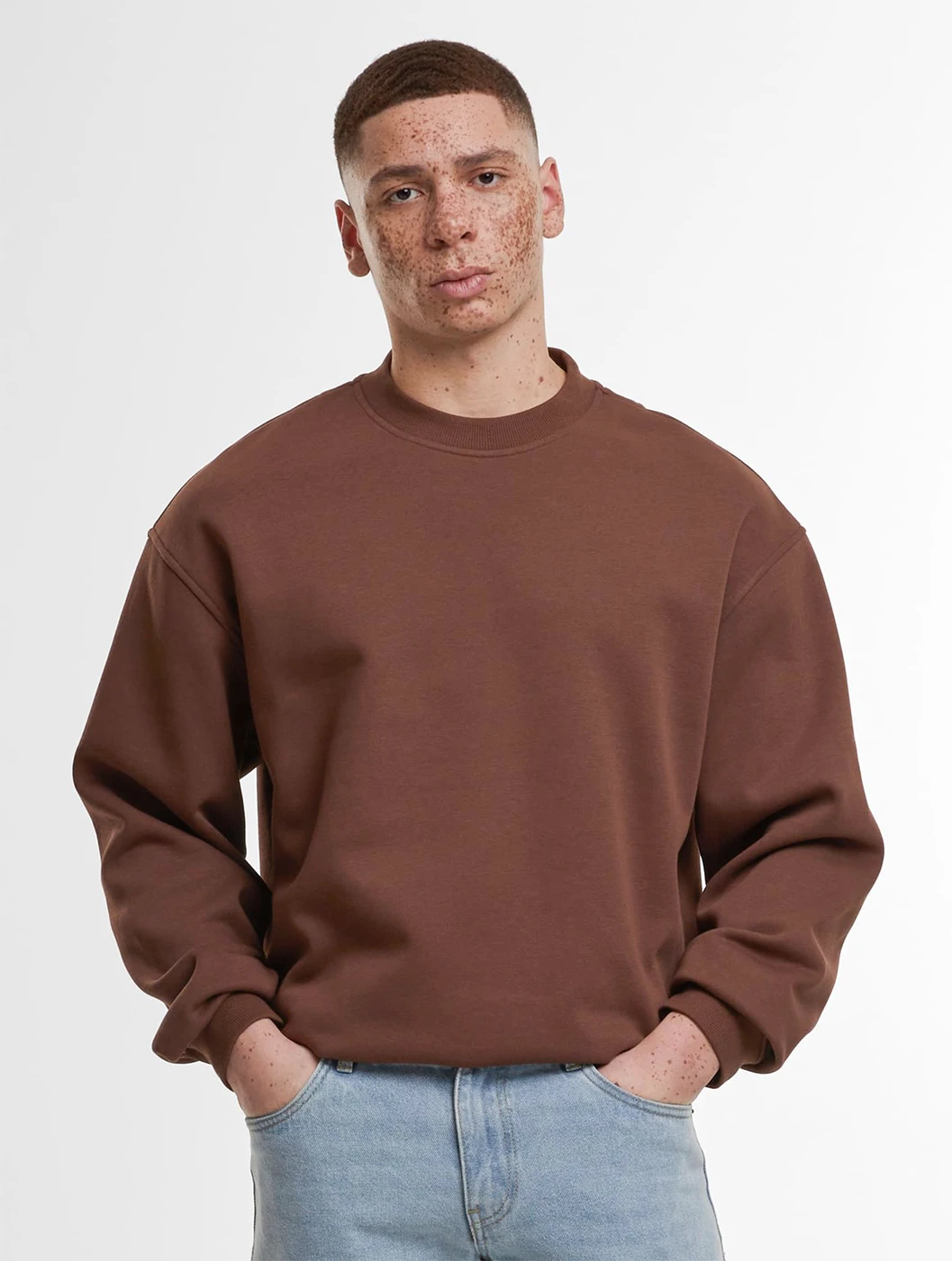 Build Your Brand Loose Fit Sweatshirt