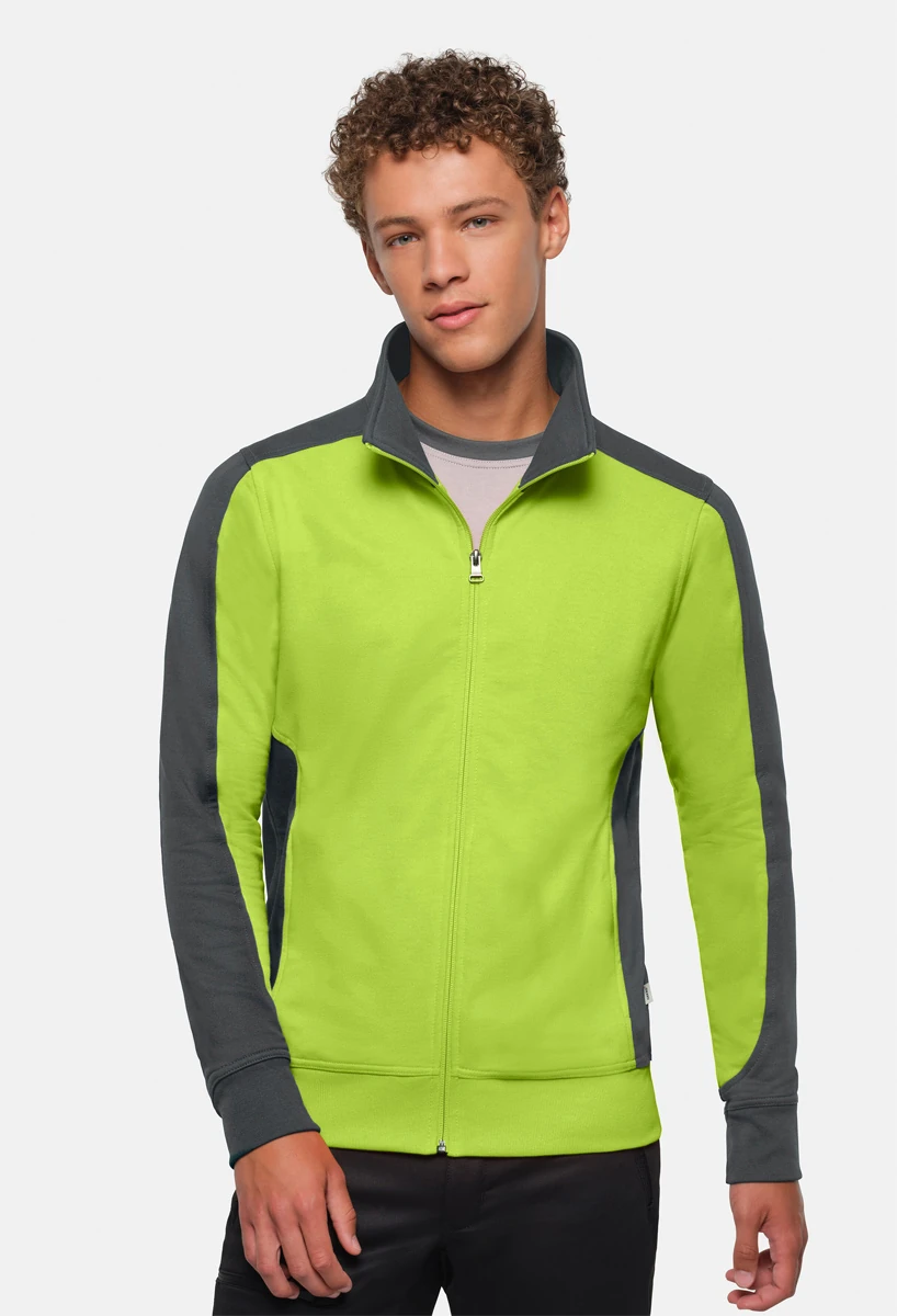 Hakro Sweatjacke Contrast Mikralinar 