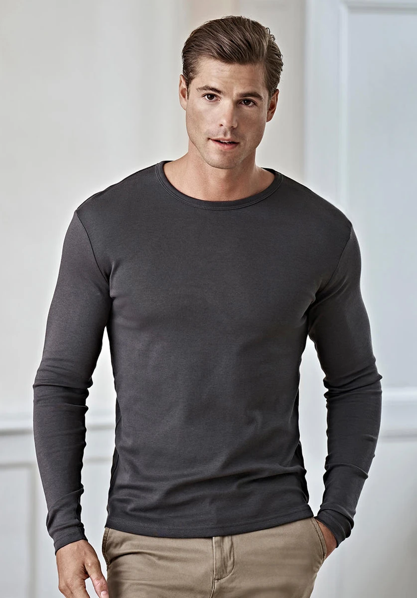 Tee Jays Mens Longsleeve Interlock Tee