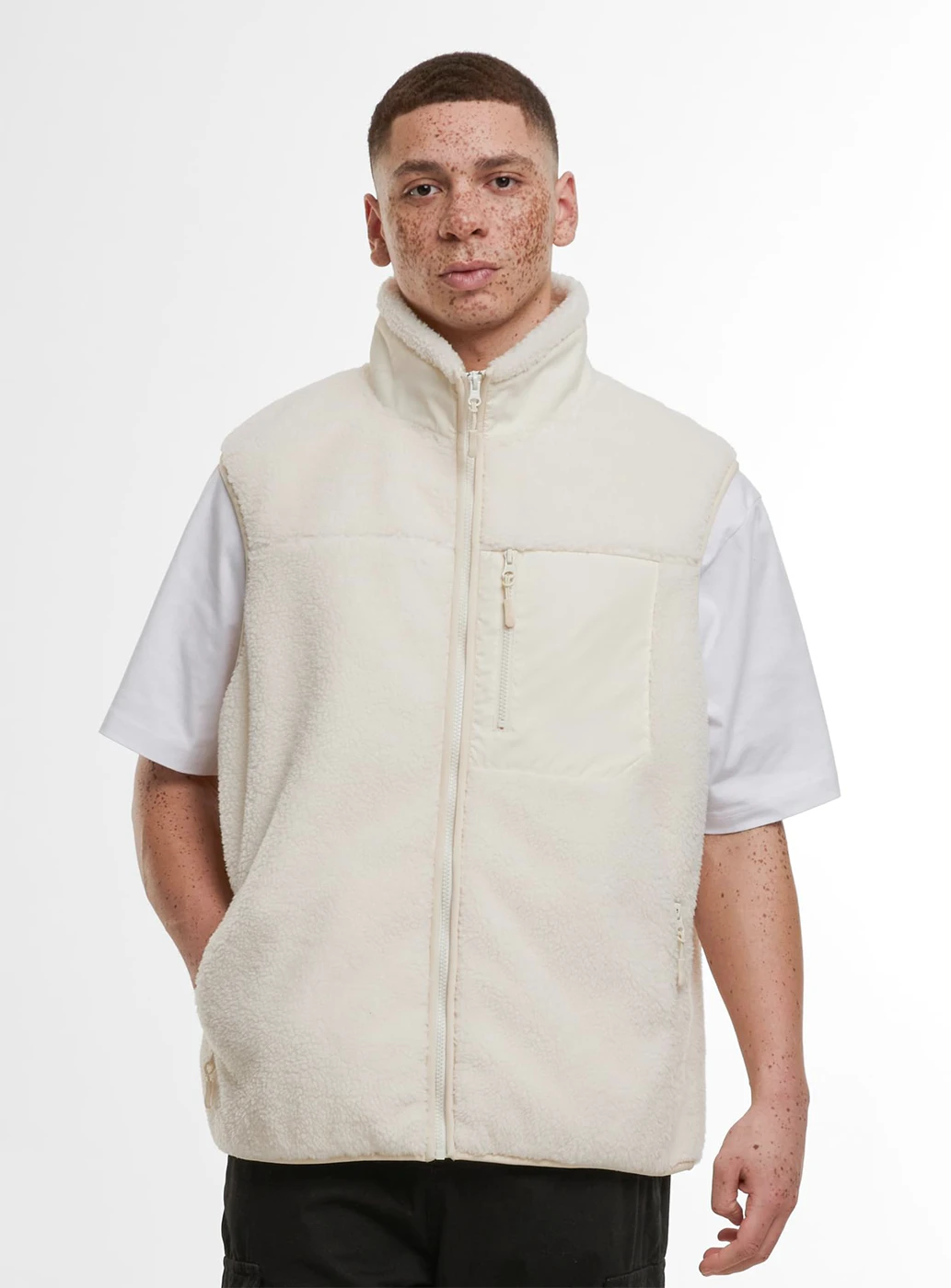 Build Your Brand Bonded Sherpa Vest Build Your Brand Bonded Sherpa Vest