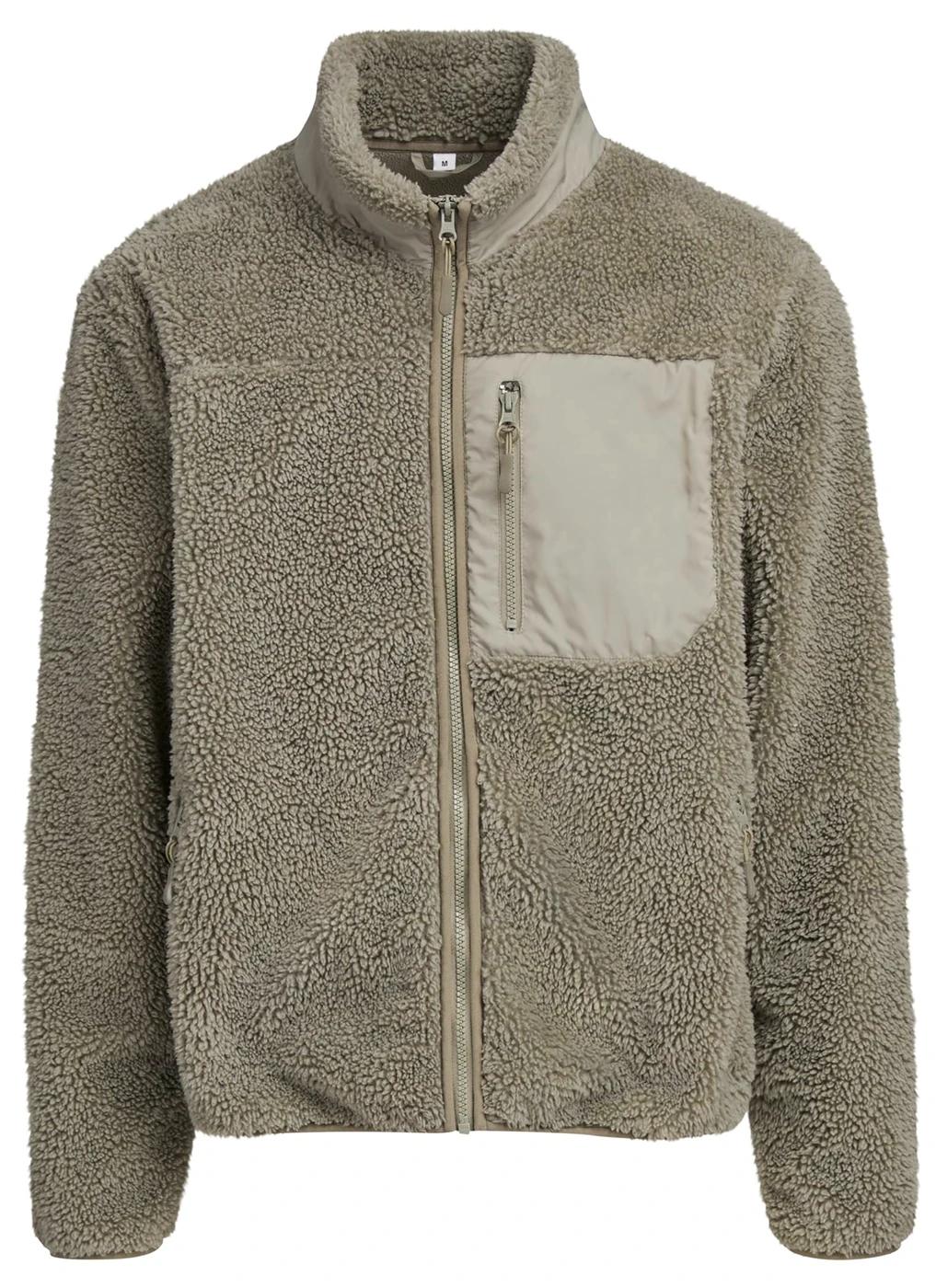 Build Your Brand Bonded Sherpa Jacket