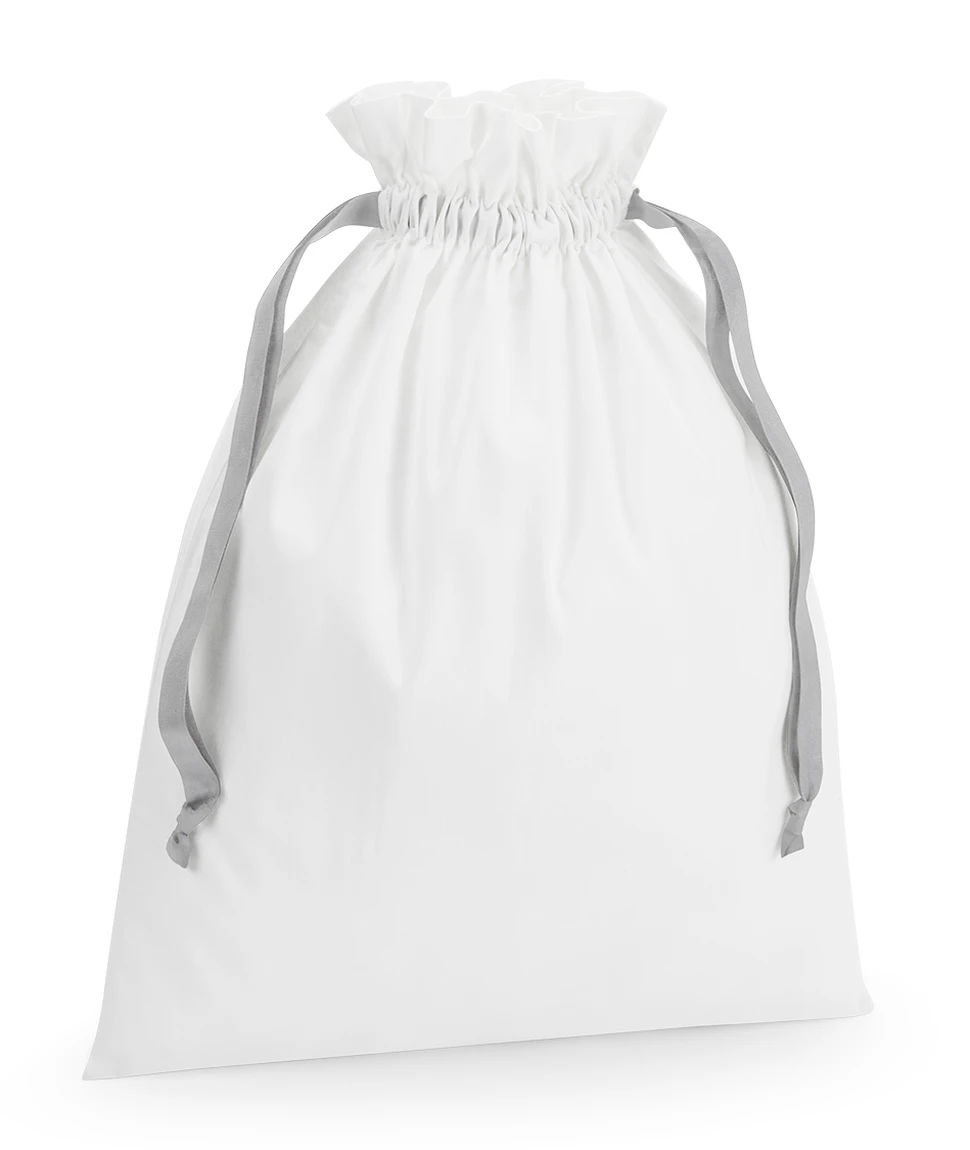 Westford Mill Cotton Gift Bag With Ribbon Drawstring