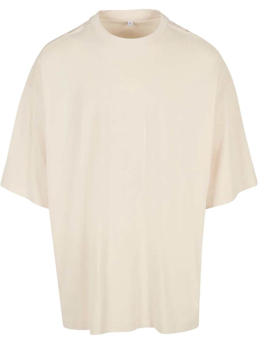 Build Your Brand, Huge Tee BY193, white sand