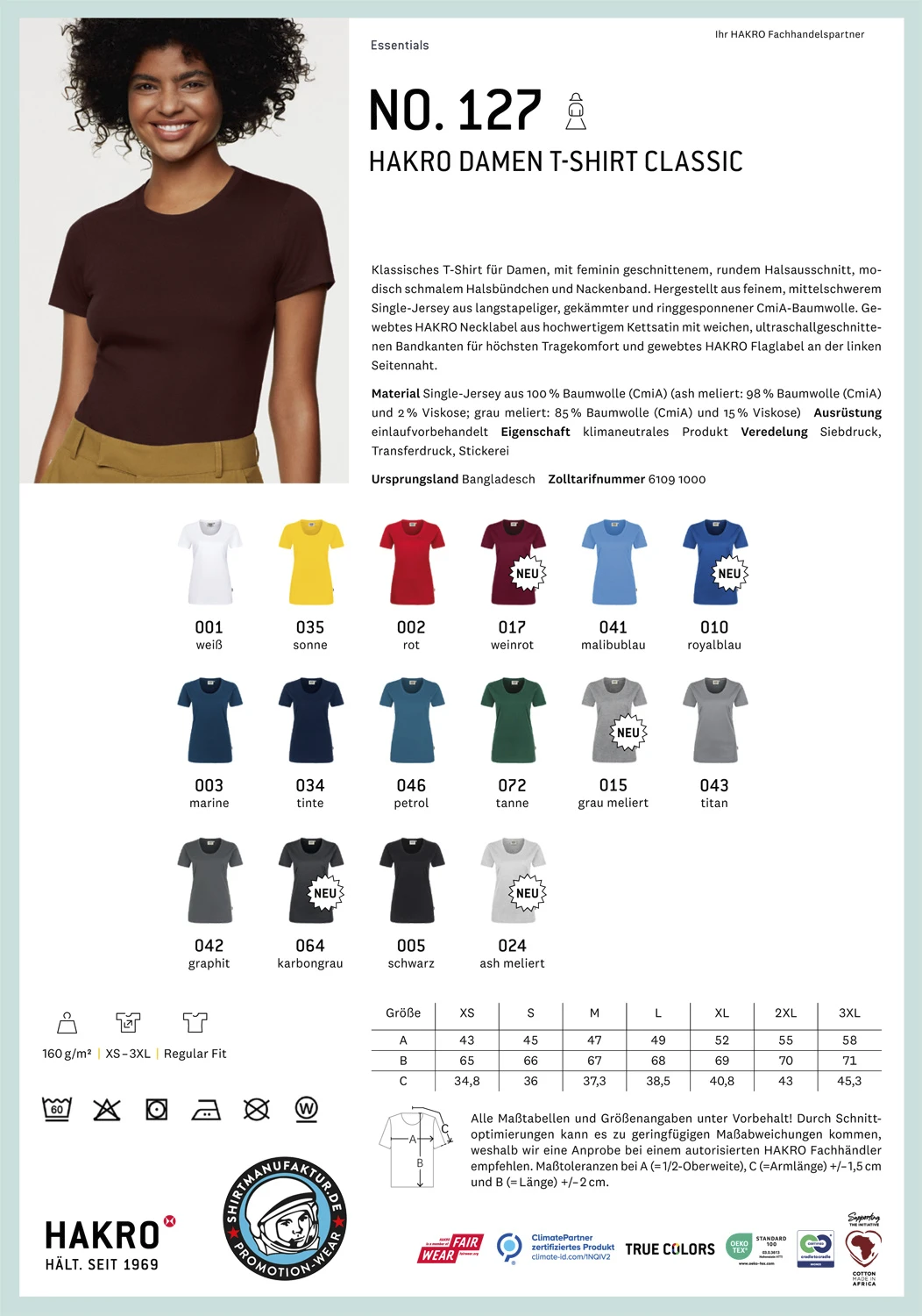 Hakro Ladies T-Shirt Classic