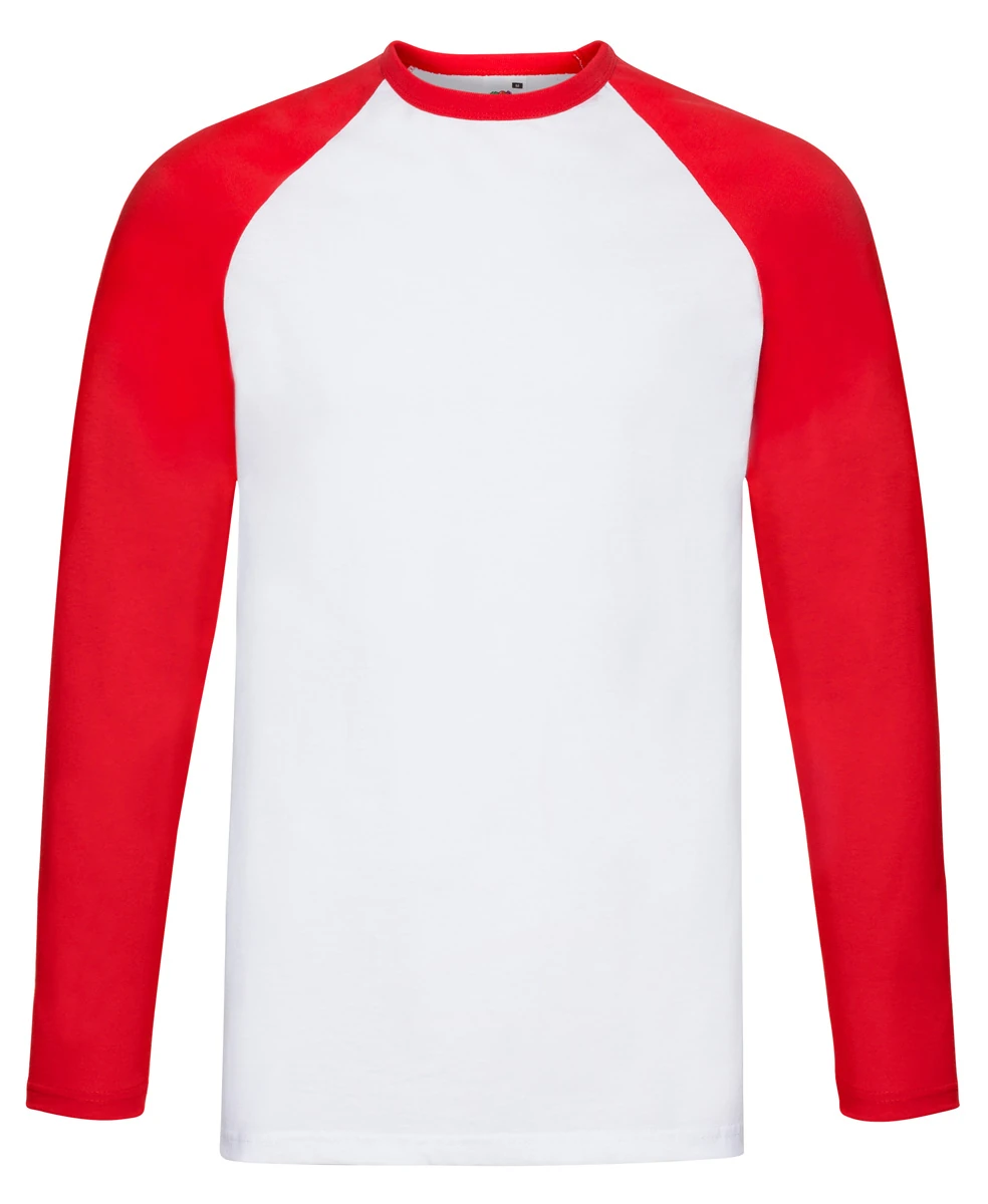Fruit of the Loom Valueweight Longsleeve Baseball 