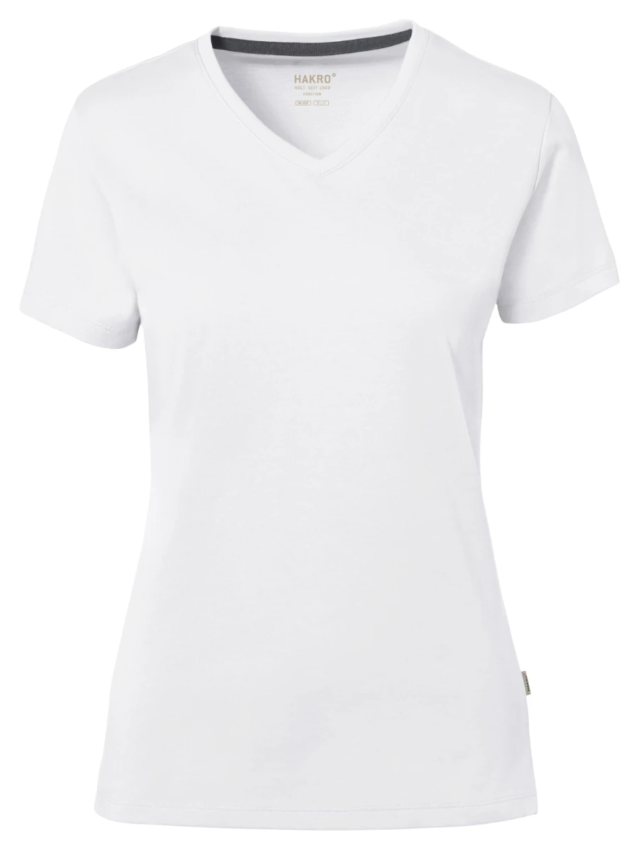 Hakro Ladies Cotton Tec V-Shirt