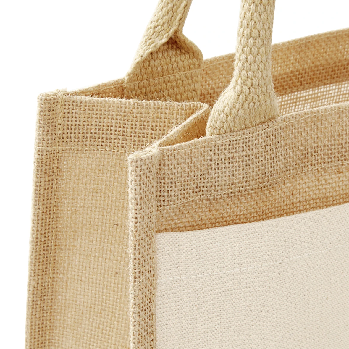 Westford Mill Cotton Pocket Jute Gift Bag