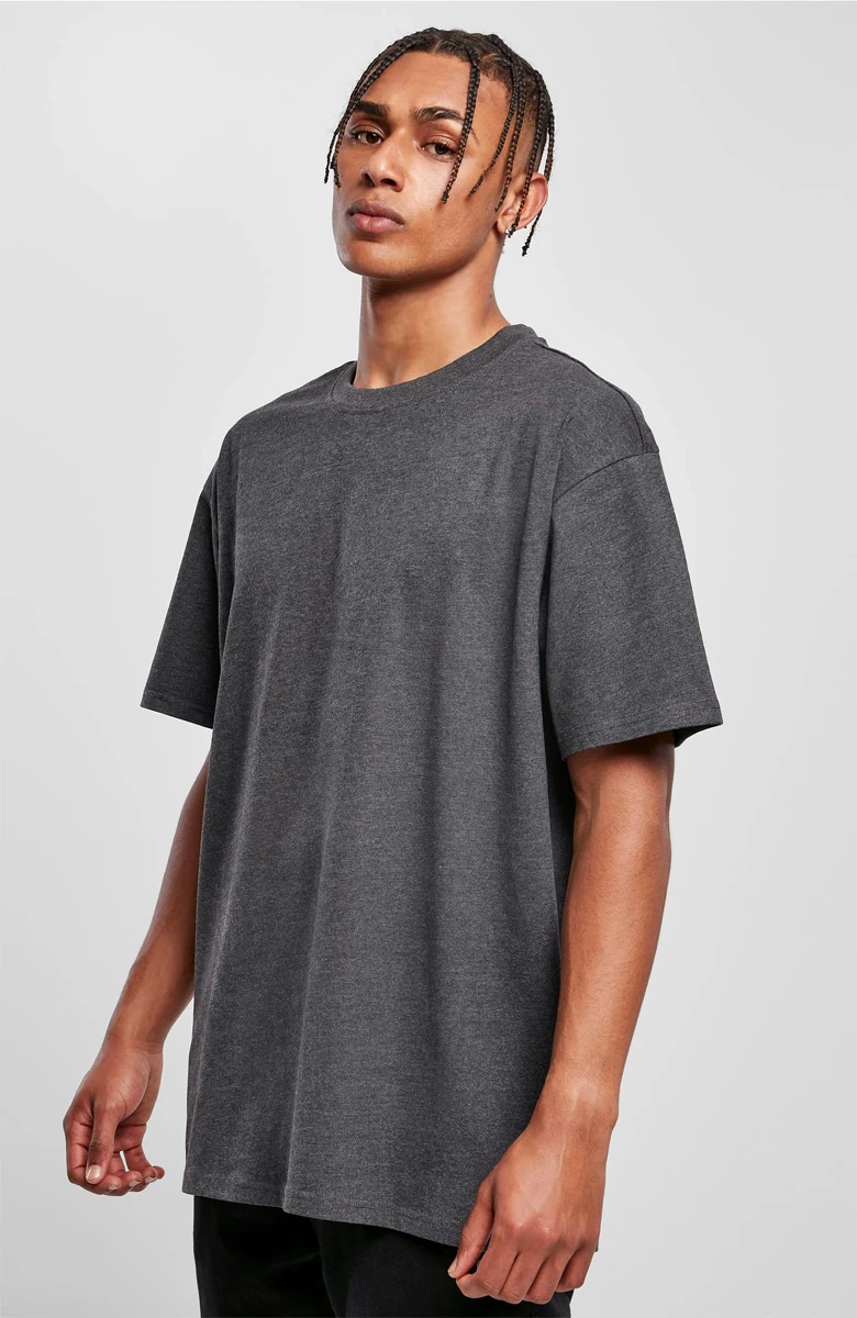 Build Your Brand, Heavy Oversize Tee BY102, charcoal