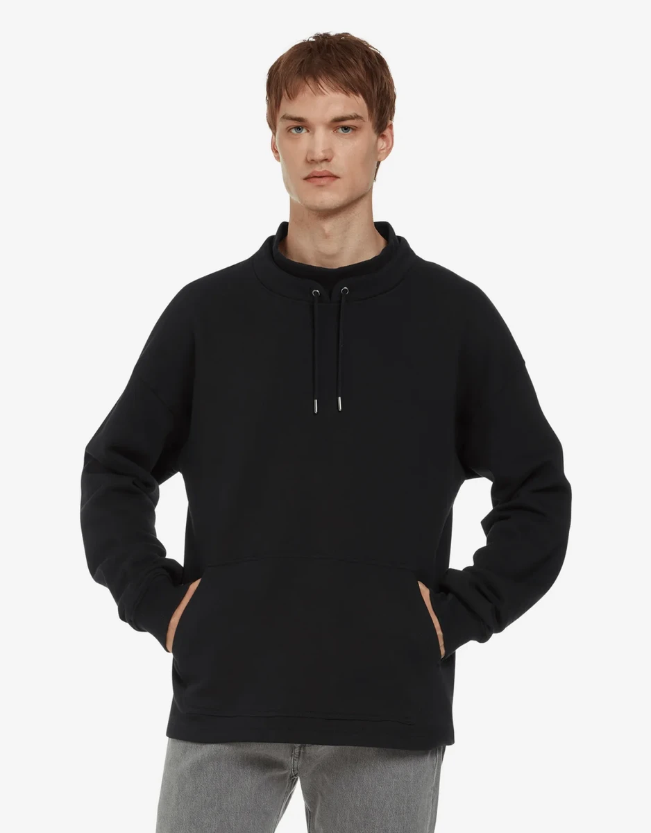 Earth Positive Mock Neck Sweatshirt